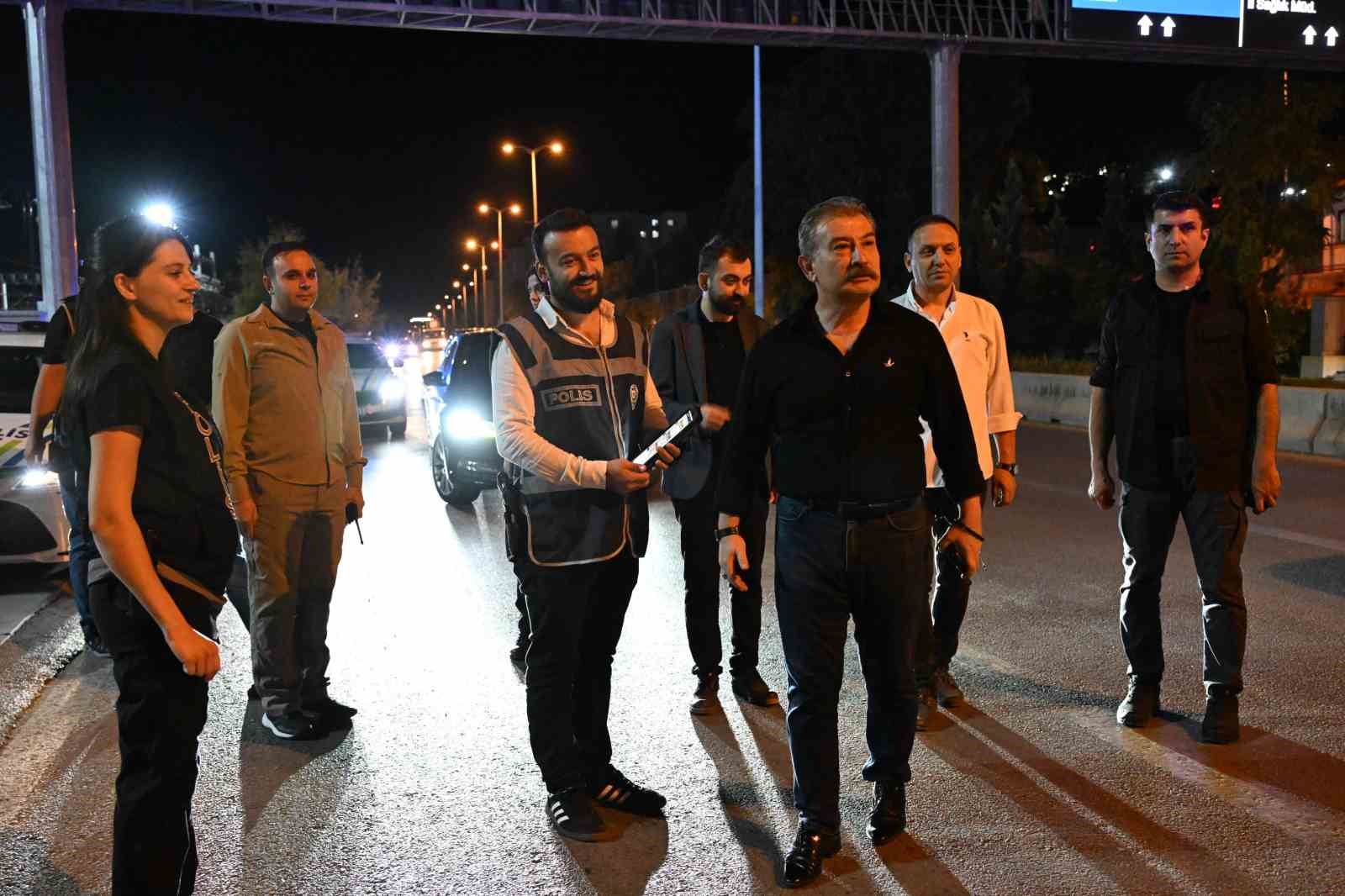 Kırıkkale Emniyet Müdürü Işık, denetimleri yerinde inceledi