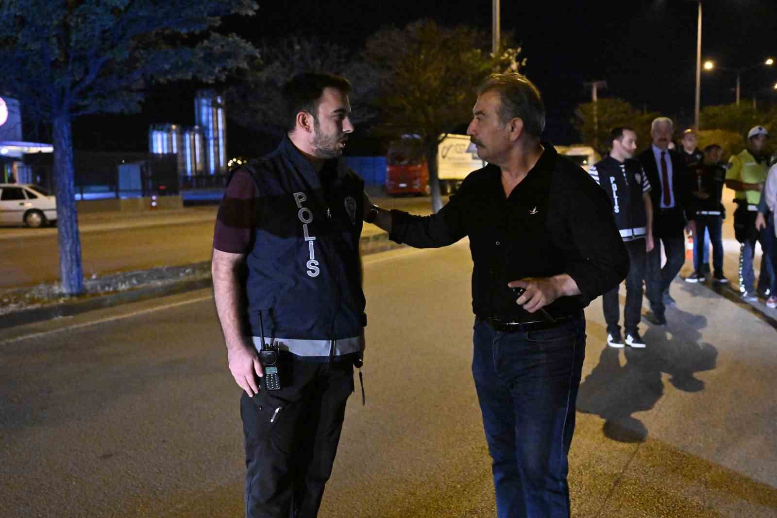Kırıkkale Emniyet Müdürü Işık, denetimleri yerinde inceledi