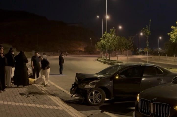 Kayseri’de kontrolden çıkan otomobil duvara çarptı: 1 yaralı