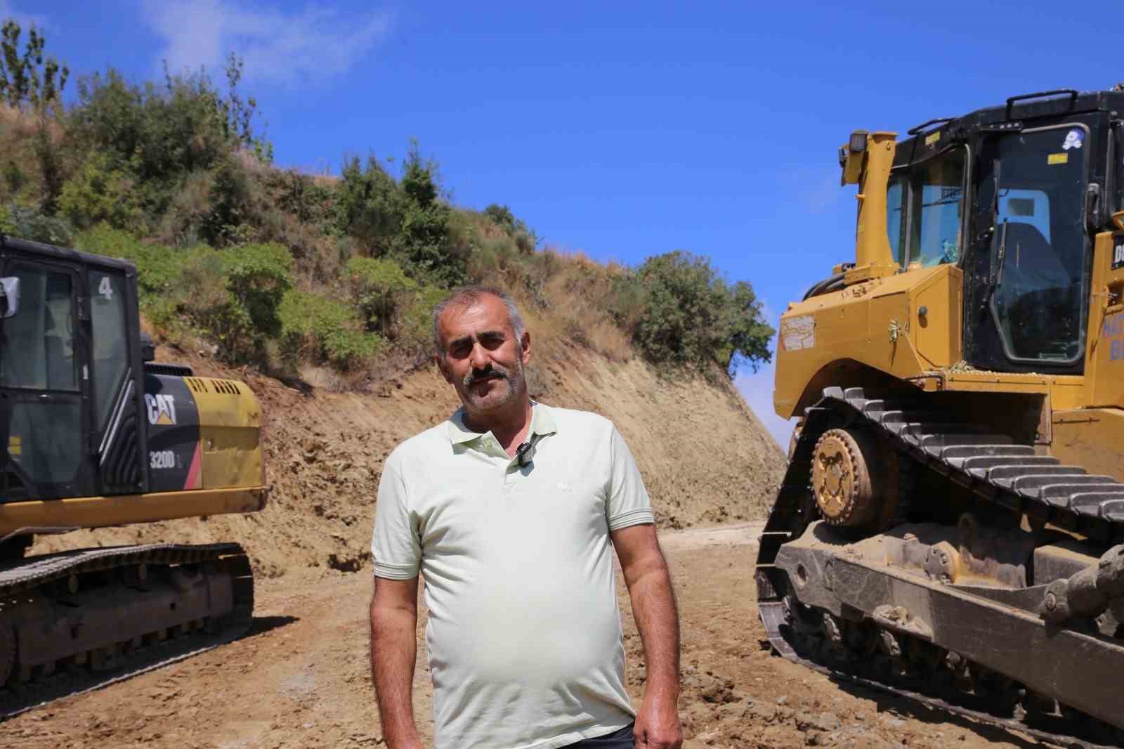 Benlidere’de ulaşımı rahatlatacak yol çalışması başlatıldı