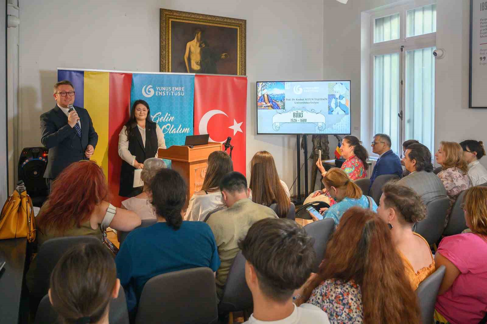 Baki’nin şiir dünyası Bükreş’te edebiyatseverlerle buluştu