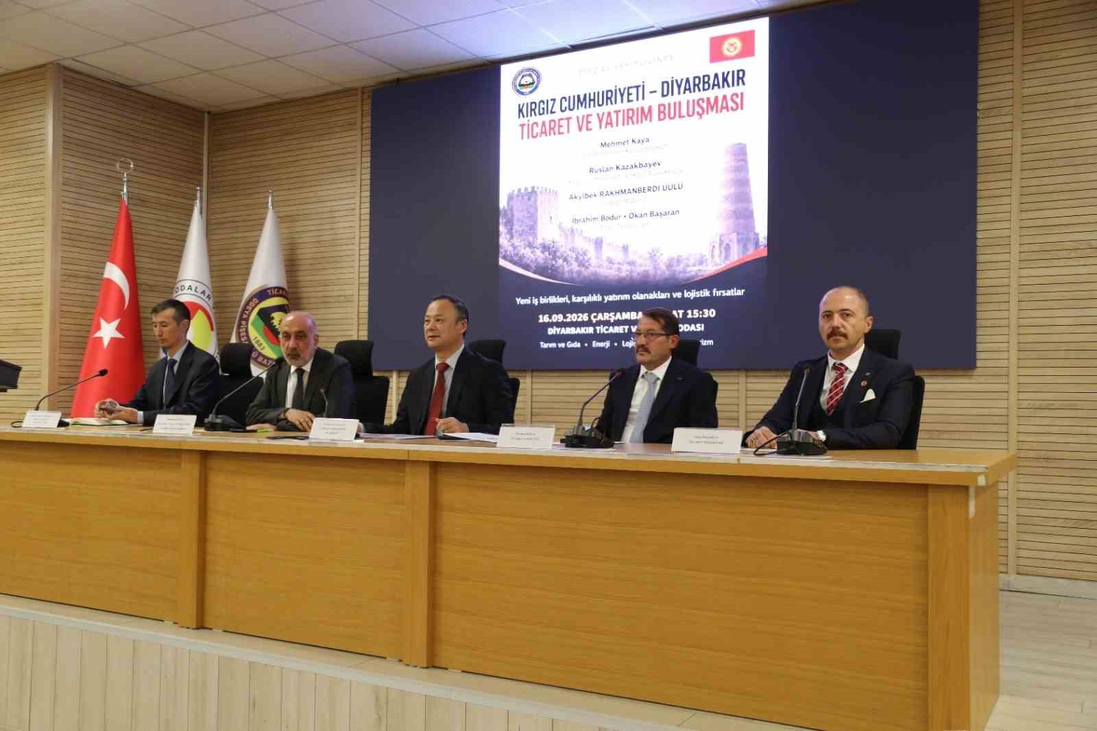DTSO’da Kırgızistan zirvesi: Karşılıklı işbirliği için ortak çağrı yapıldı