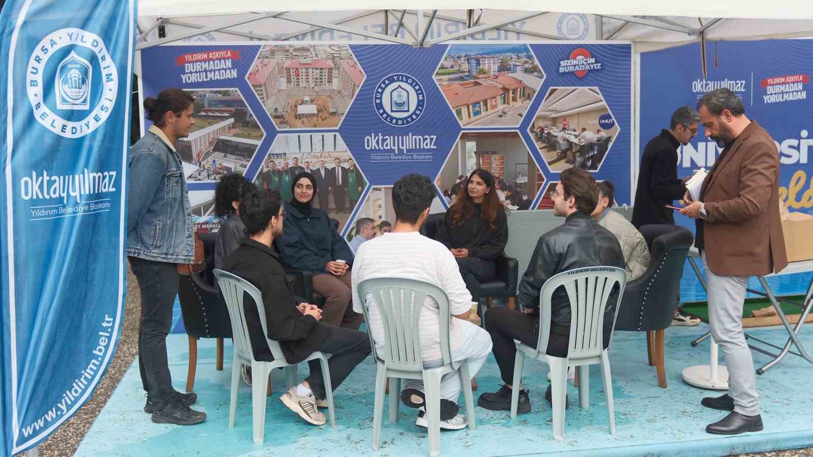 Yıldırım’da üniversite öğrencilerine sıcak karşılama