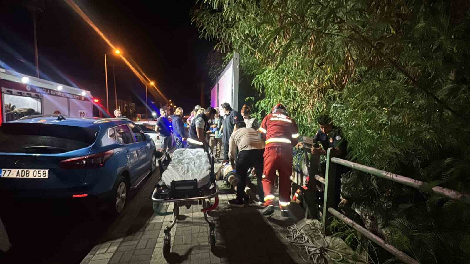 Dereden itfaiye ekiplerince çıkarılıp hastaneye kaldırılan şahsın kimliği araştırılıyor