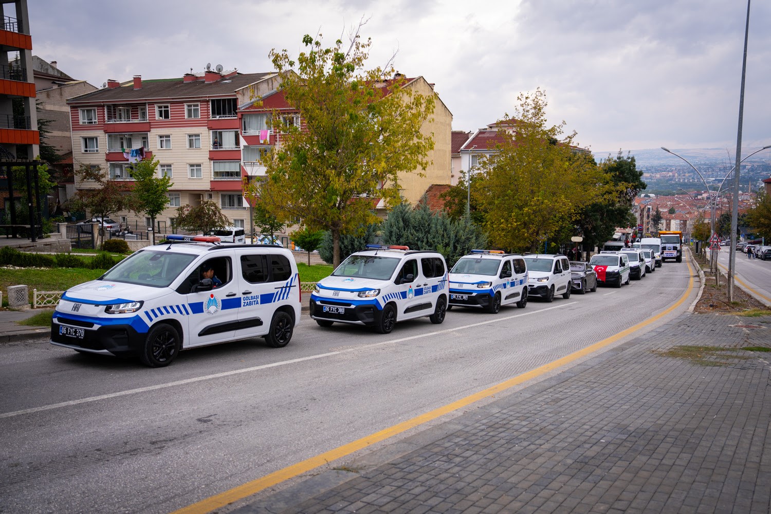 Gölbaşı Belediyesi araç filosunu güçlendirdi: 234 milyon liraya 56 yeni araç alındı