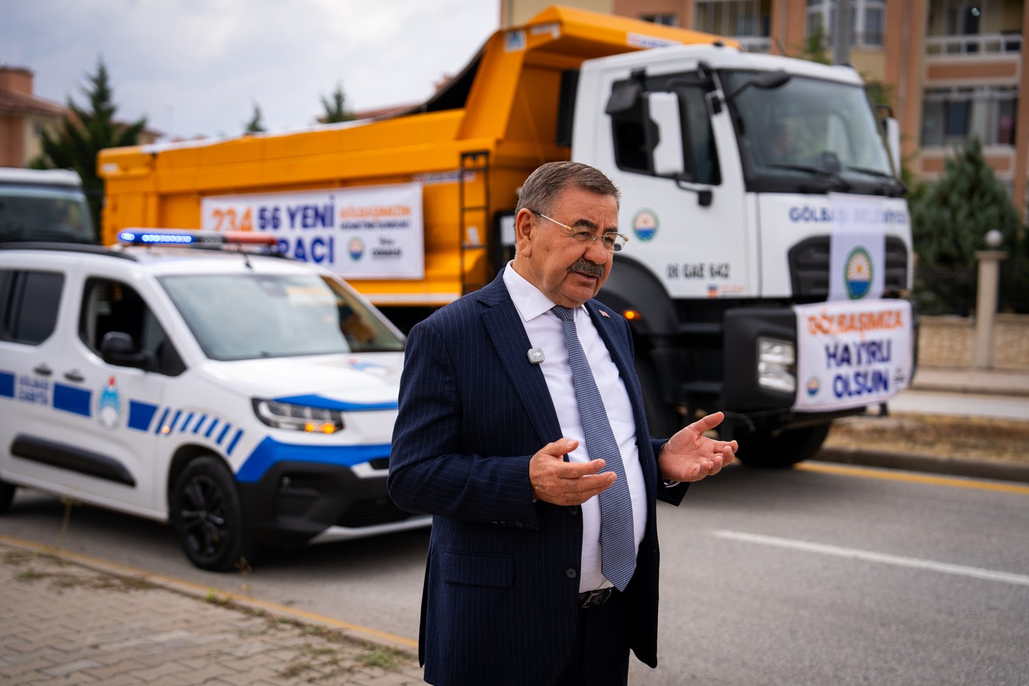 Gölbaşı Belediyesi araç filosunu güçlendirdi: 234 milyon liraya 56 yeni araç alındı