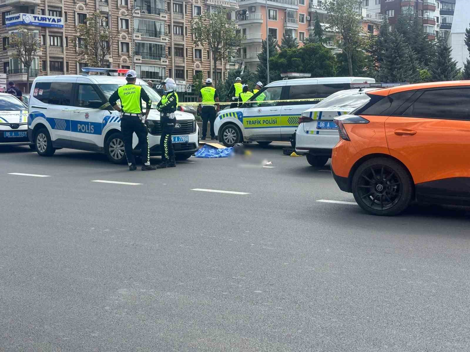 Ankara’da aracın çarptığı yaya hayatını kaybetti