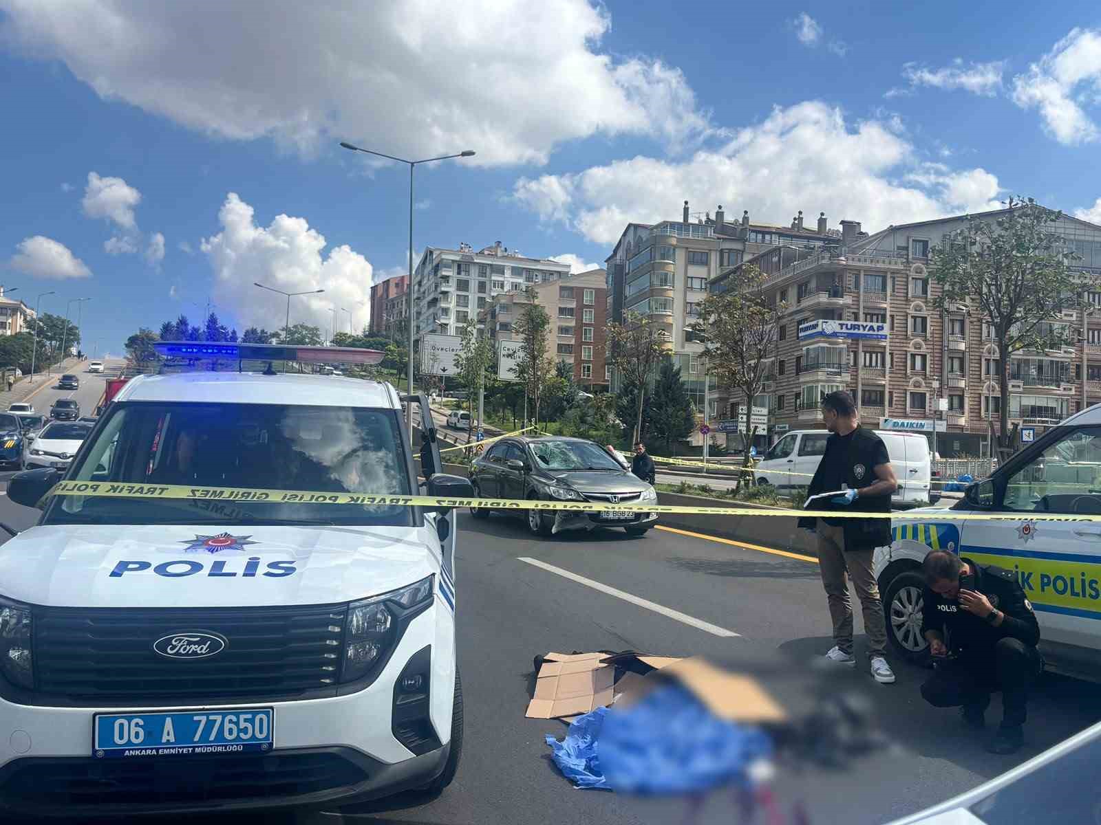 Ankara’da aracın çarptığı yaya hayatını kaybetti