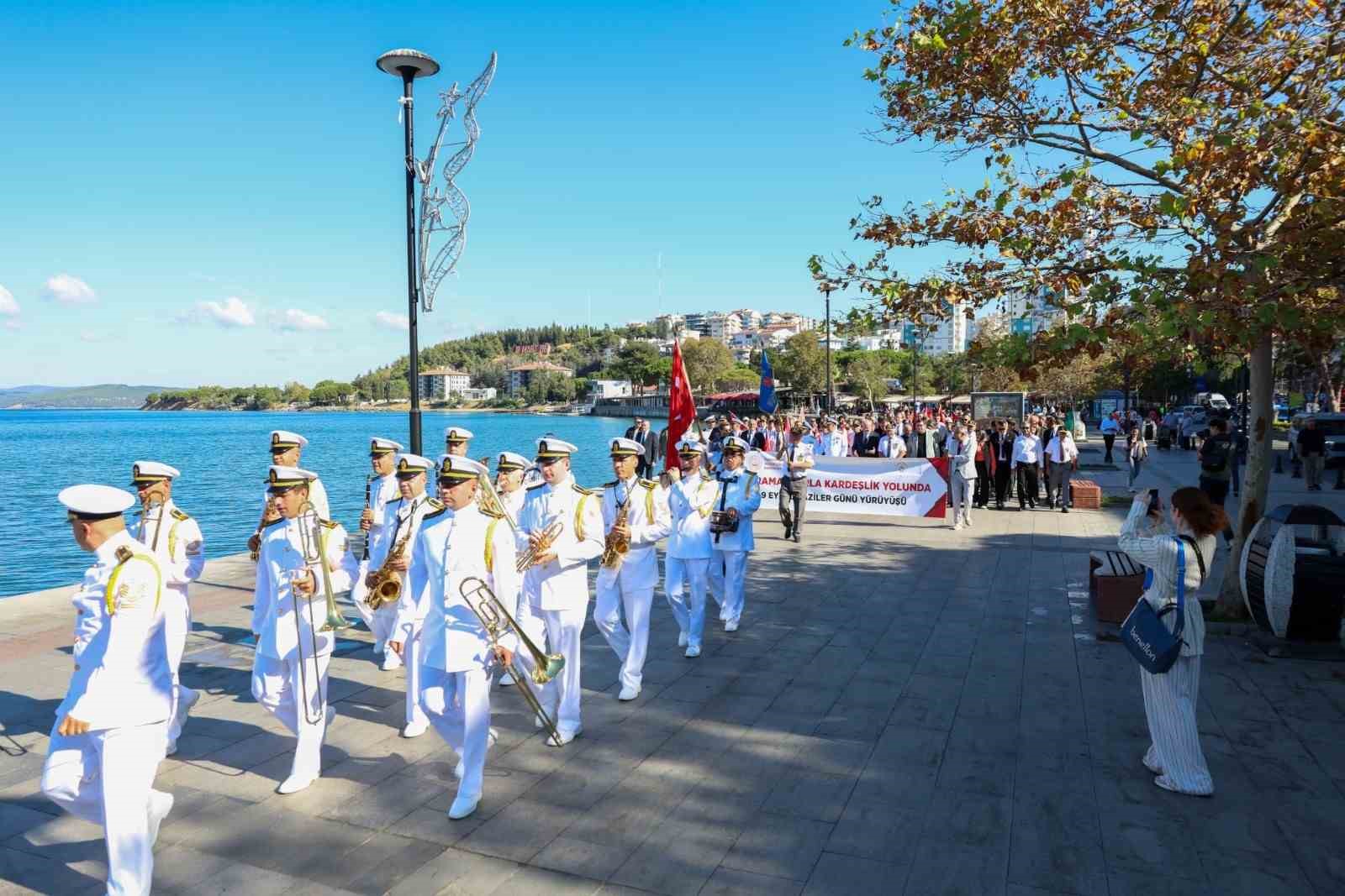 Çanakkale’de Gaziler Günü yürüyüşü düzenlendi