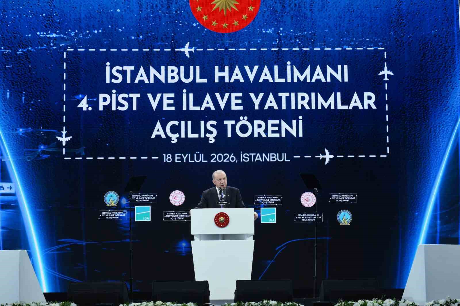 Cumhurbaşkanı Erdoğan: "Türkiye sivil havacılıkta şampiyonlar ligine çıkarak gücüne güç katmıştır"