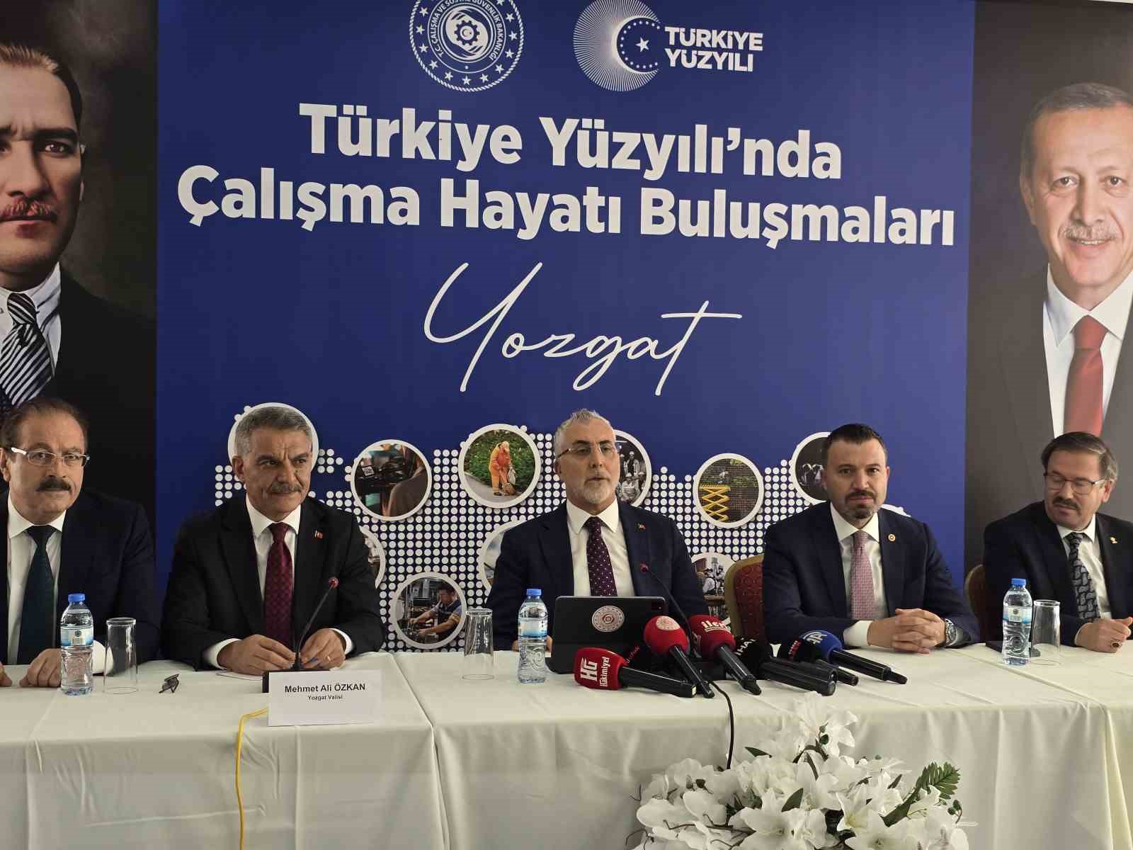 Bakan Işıkhan: "Yozgat’ın imkanlarını yatırım ve istihdama dönüştürmeyi amaçlıyoruz"