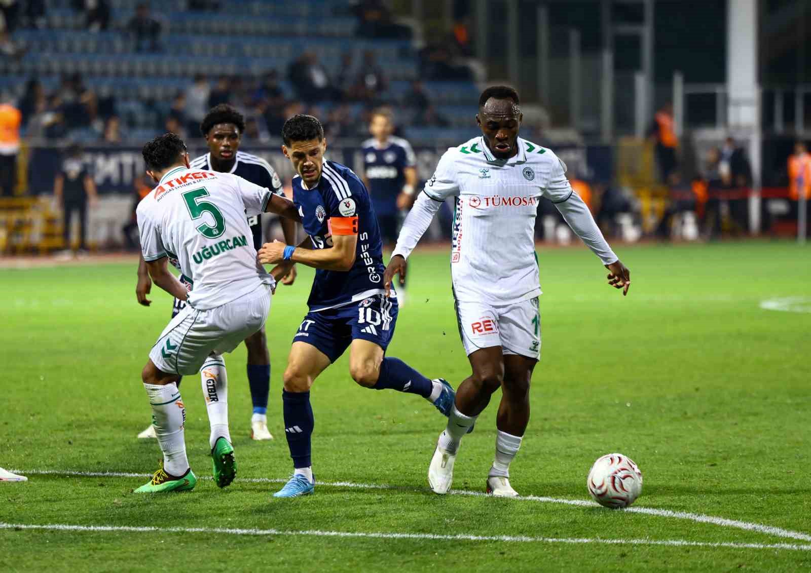 Trendyol Süper Lig: Kasımpaşa: 0 - Konyaspor: 0 (Maç sonucu)