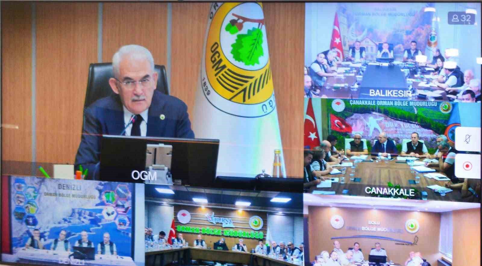 Balıkesir Orman Bölge Müdürlüğünde 2026 yılı çalışmaları değerlendirildi