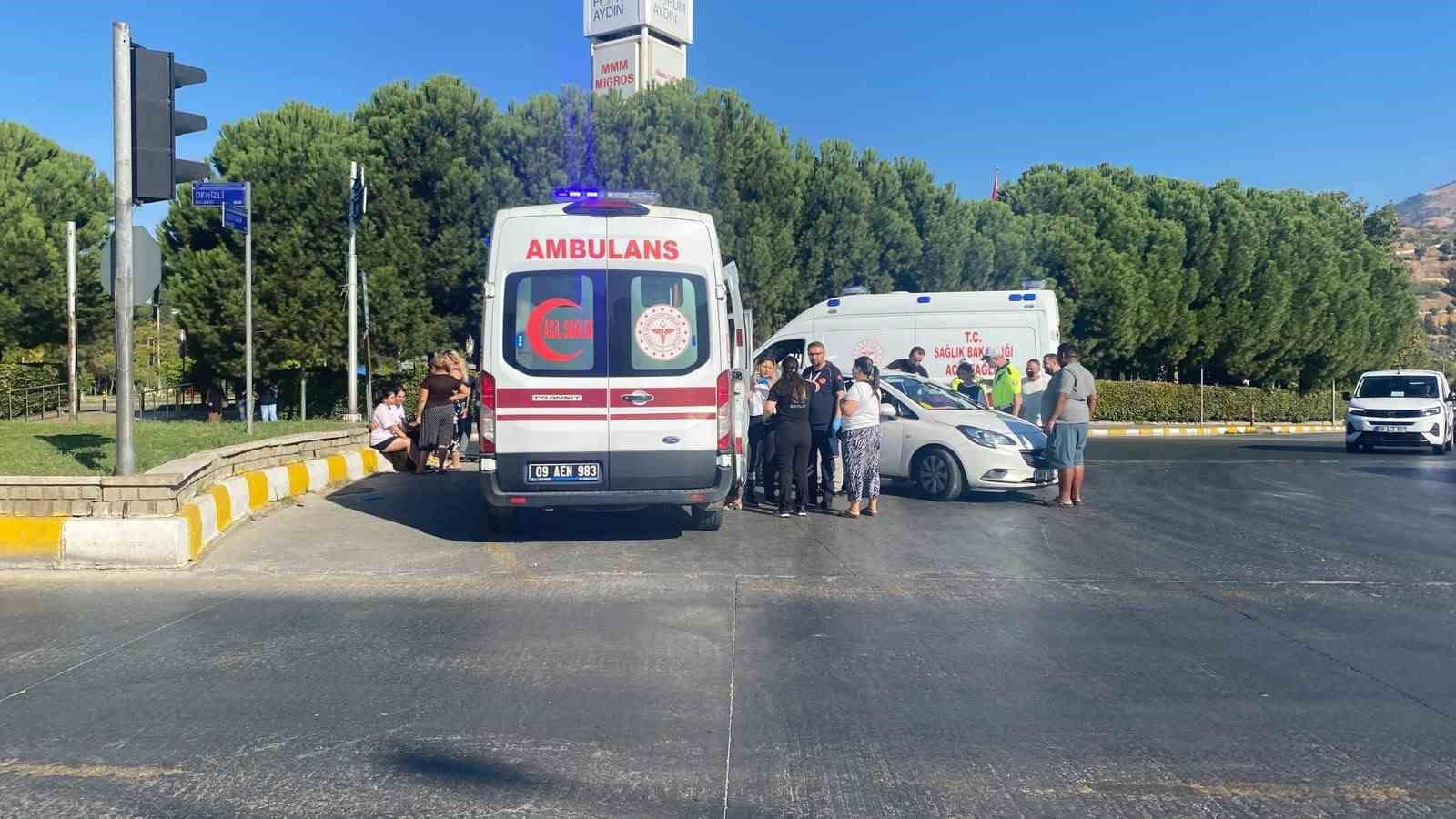 Aydın’da trafik kazası: 2 yaralı