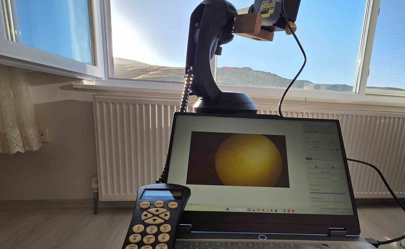 Bitlisli uzayseverler güneşi yakın markaja aldı