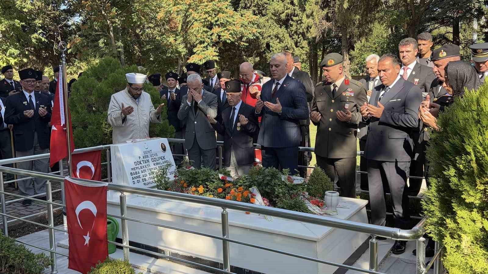 Kırklareli’nde 19 Eylül Gaziler Günü düzenlenen törenle anıldı
