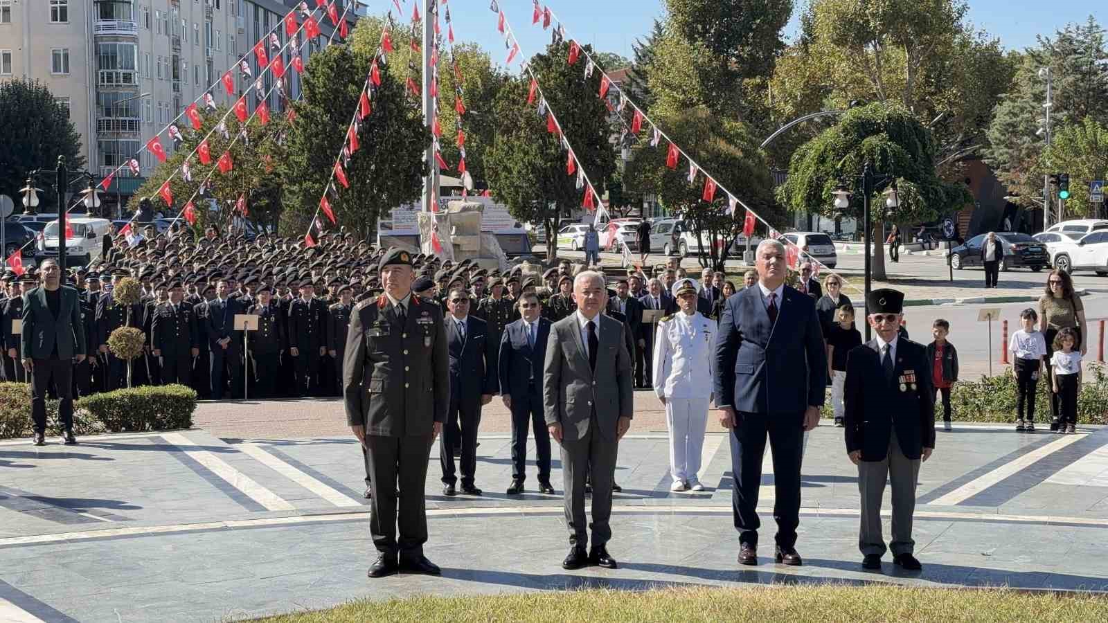 Kırklareli’nde 19 Eylül Gaziler Günü düzenlenen törenle anıldı