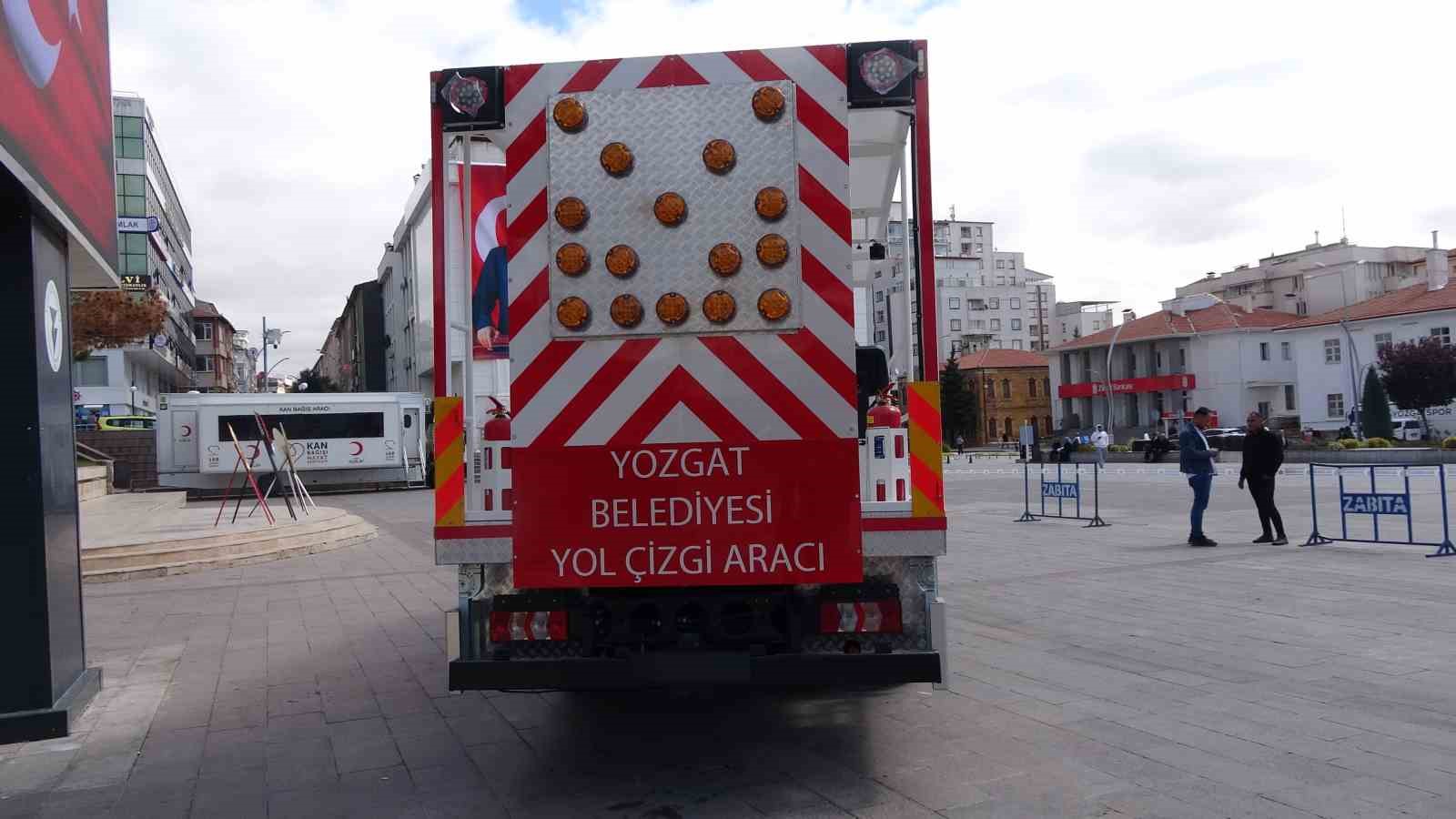 Yozgat Belediyesi hizmet araçlarına bir yenisini daha ekledi