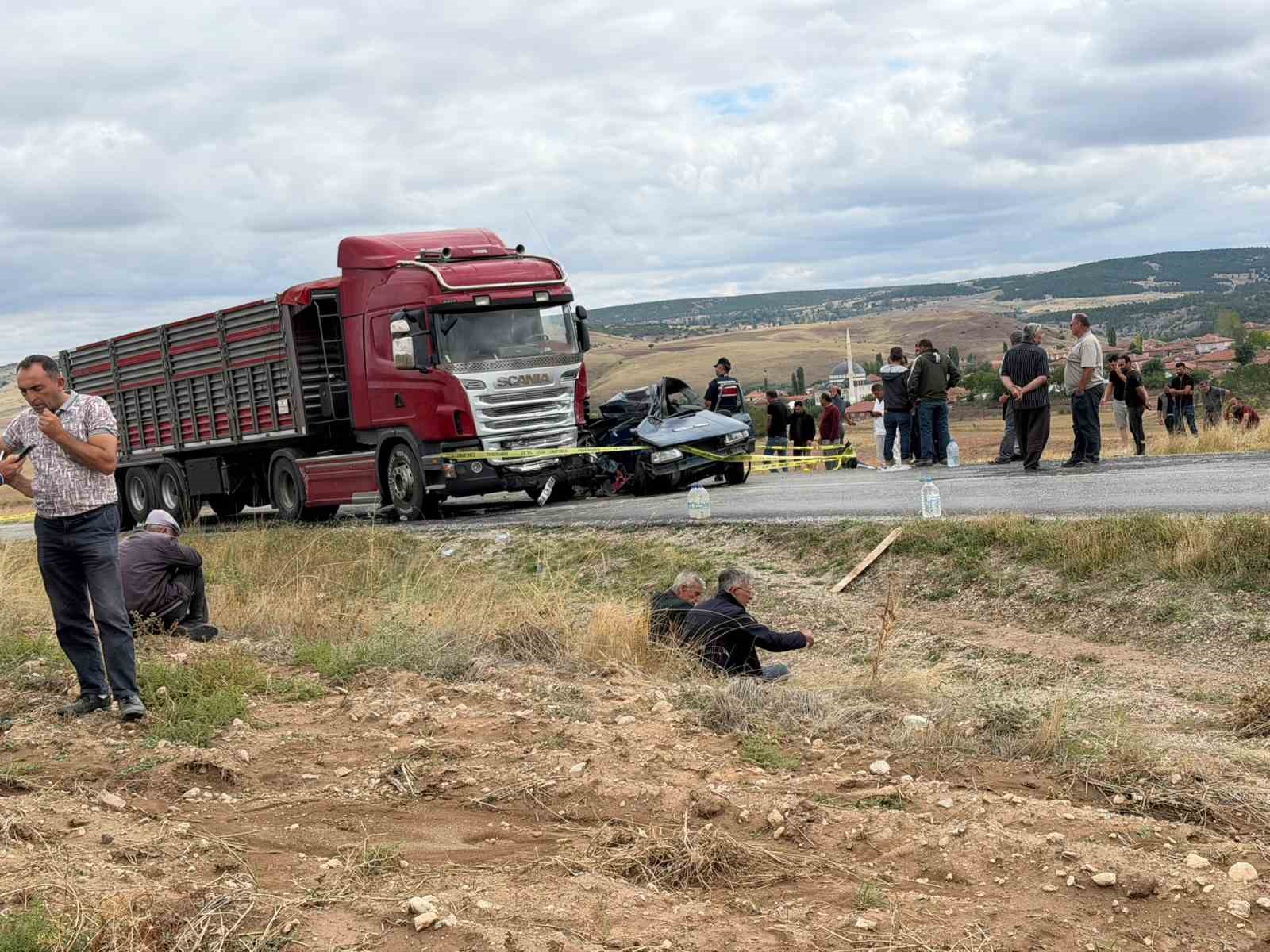 Yozgat’ta tır ve otomobil çarpıştı, 1 kişi hayatını kaybetti
