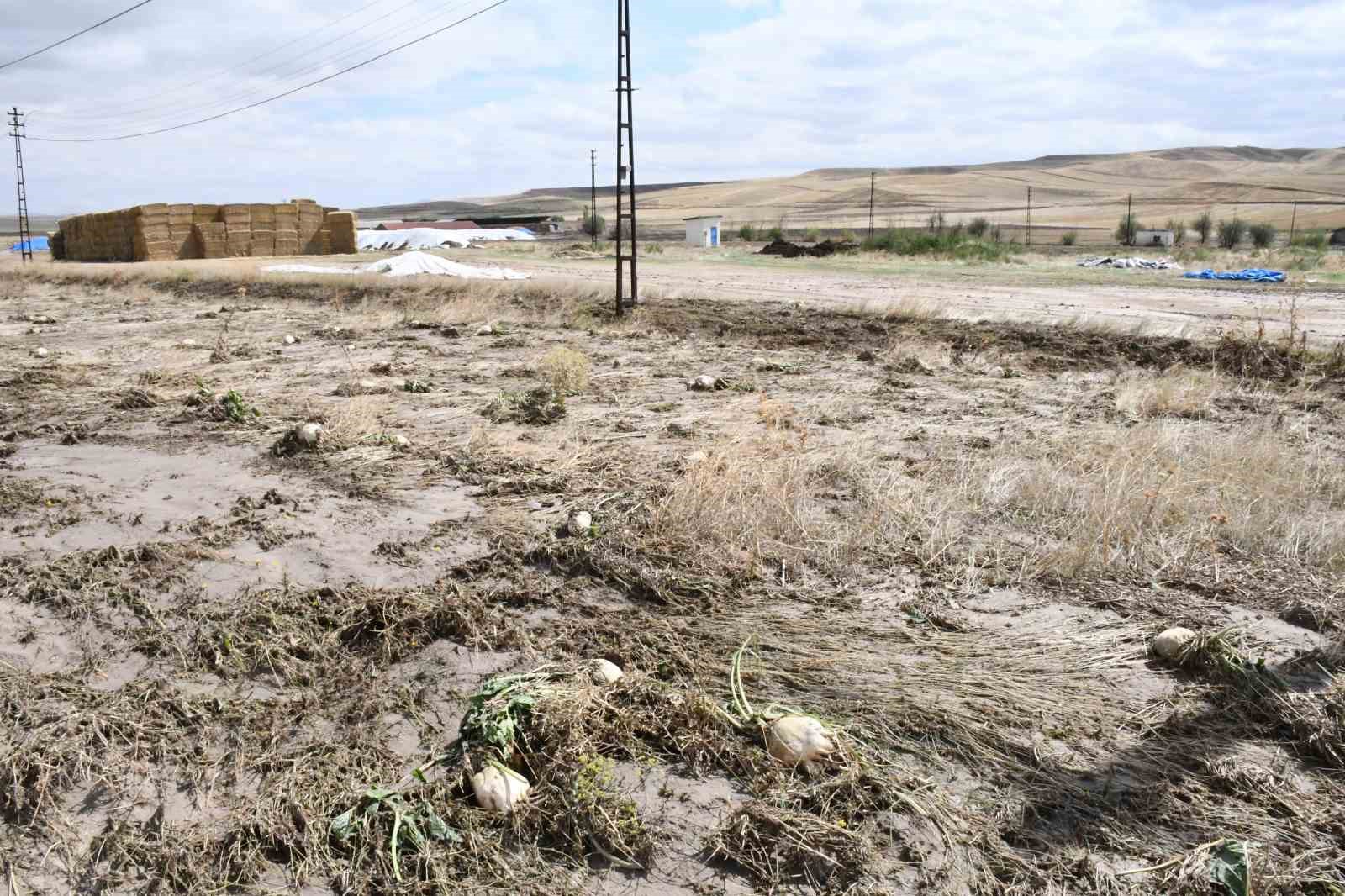 Yozgat’ta iki saatlik sağanak sele dönüştü: Evler, bahçeler ve tarım arazileri zarar gördü