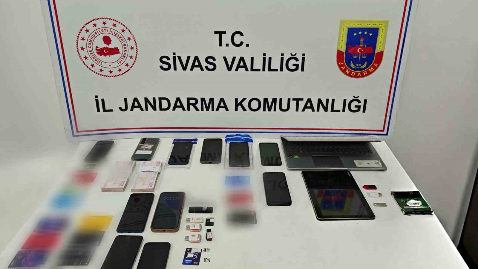 Sivas merkezli 6 ilde 850 milyon TL’lik nitelikli dolandırıcılık operasyonu
