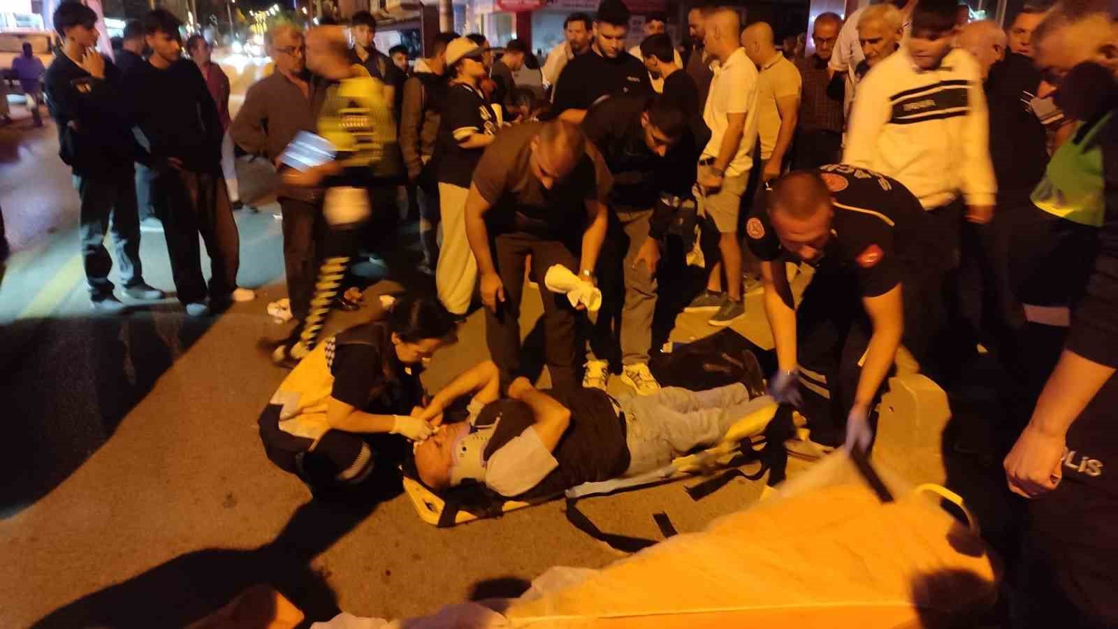 Keşan’da motosiklet yayaya çarptı: 2 yaralı