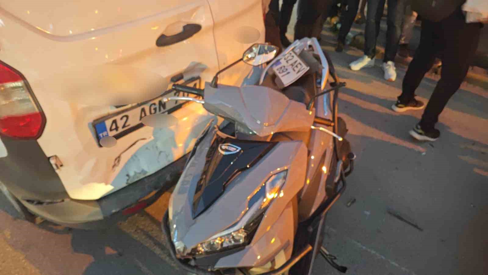 Trafik kazasında sürücü yaralandı