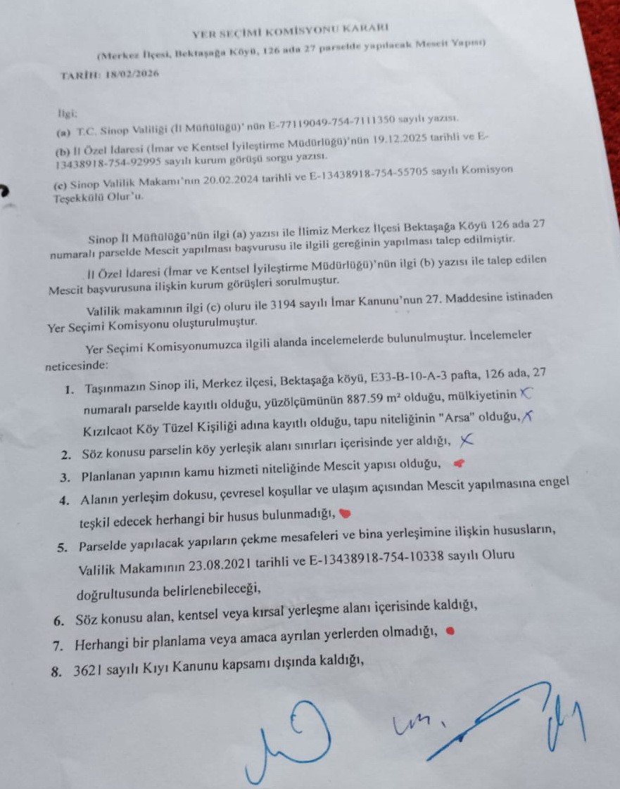 Sinop’ta cami yerine engel iddiası: "Devlet içinde intikam olmaz, hizmet olur"