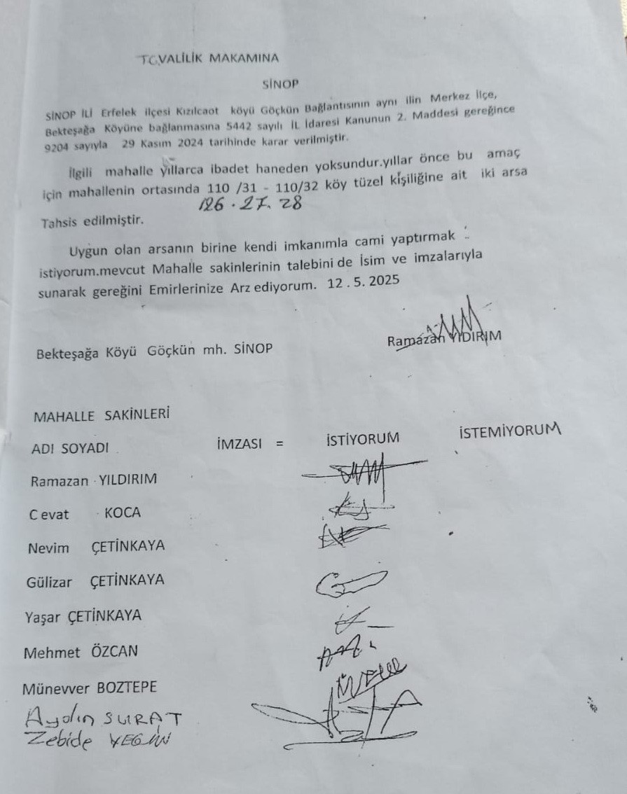 Sinop’ta cami yerine engel iddiası: "Devlet içinde intikam olmaz, hizmet olur"