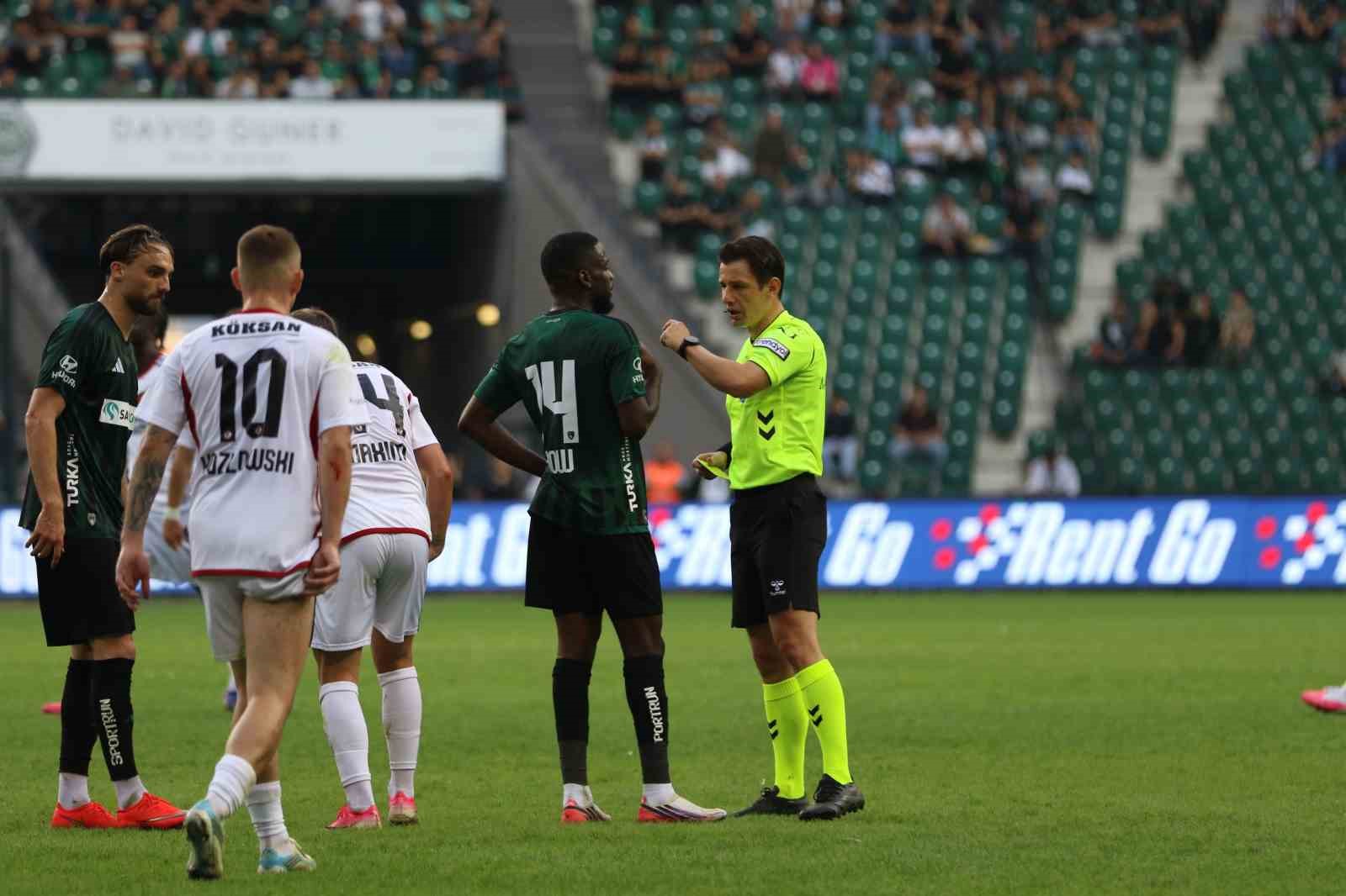 Trendyol Süper Lig: Kocaelispor: 2 - Gaziantep FK: 0 (Maç sonucu)