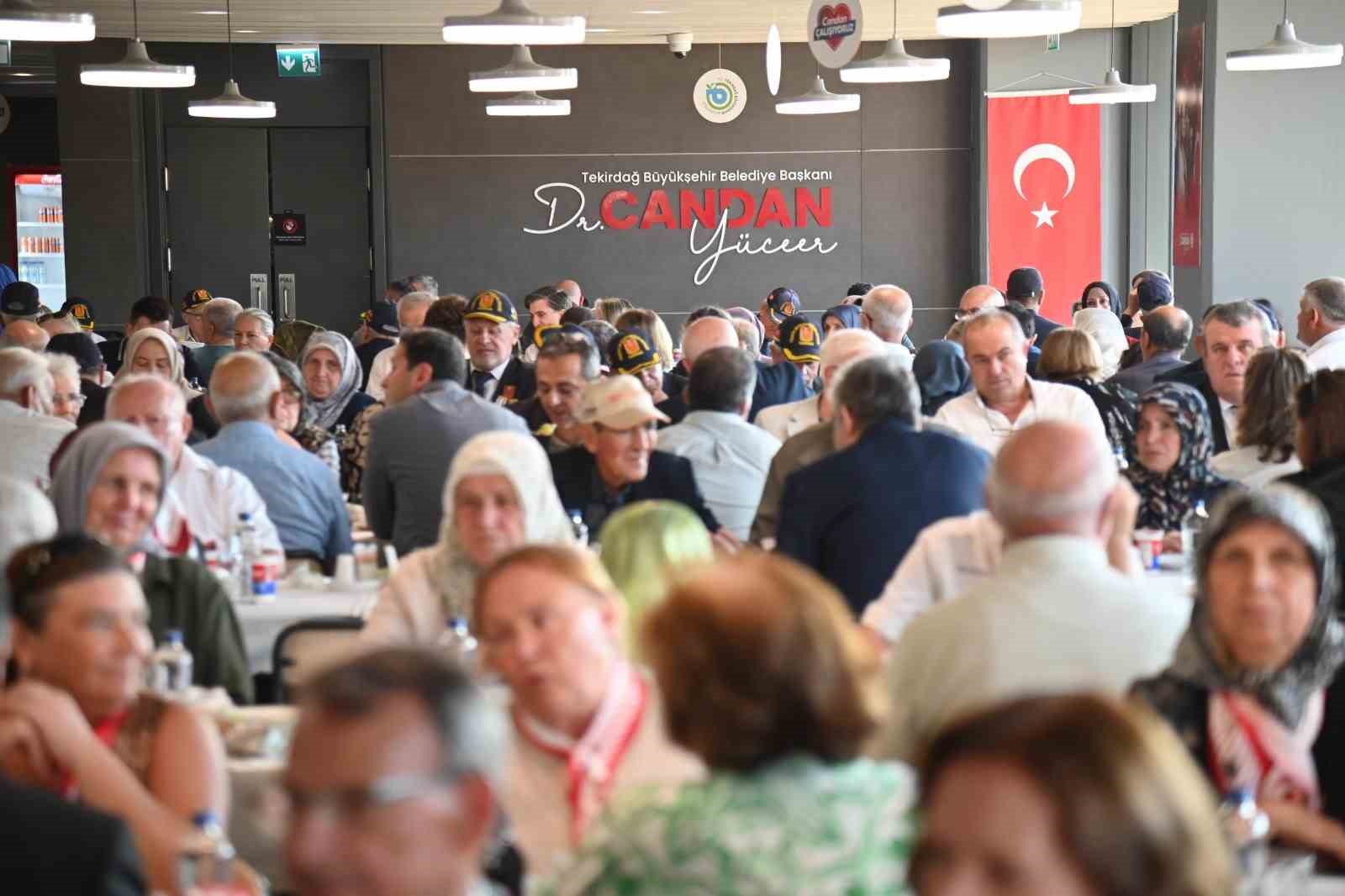 Tekirdağ Büyükşehir’den gazilere vefa sofrası
