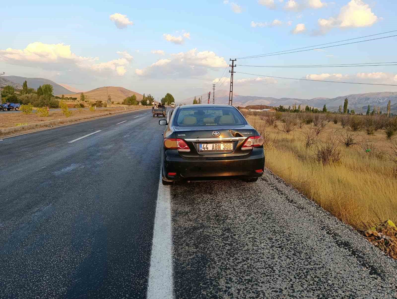 Malatya’da otomobille çarpışan motosiklet sürücüsü hayatını kaybetti