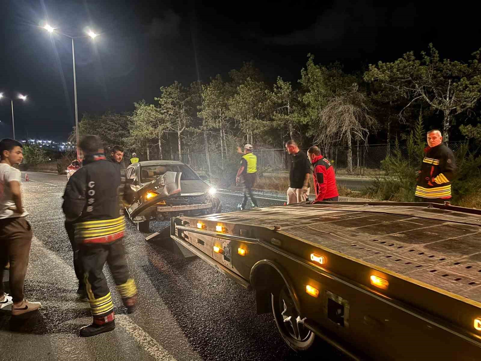 Çerkezköy-Kapaklı yolunda kaza: 2 yaralı