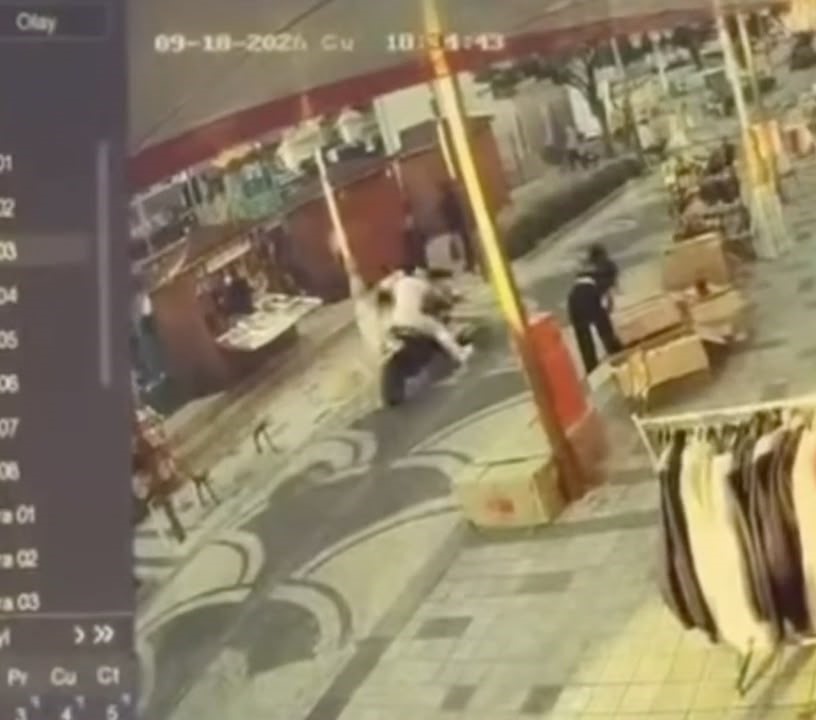 Kapaklı’da motosiklet bisikletli çocuğa çarptı