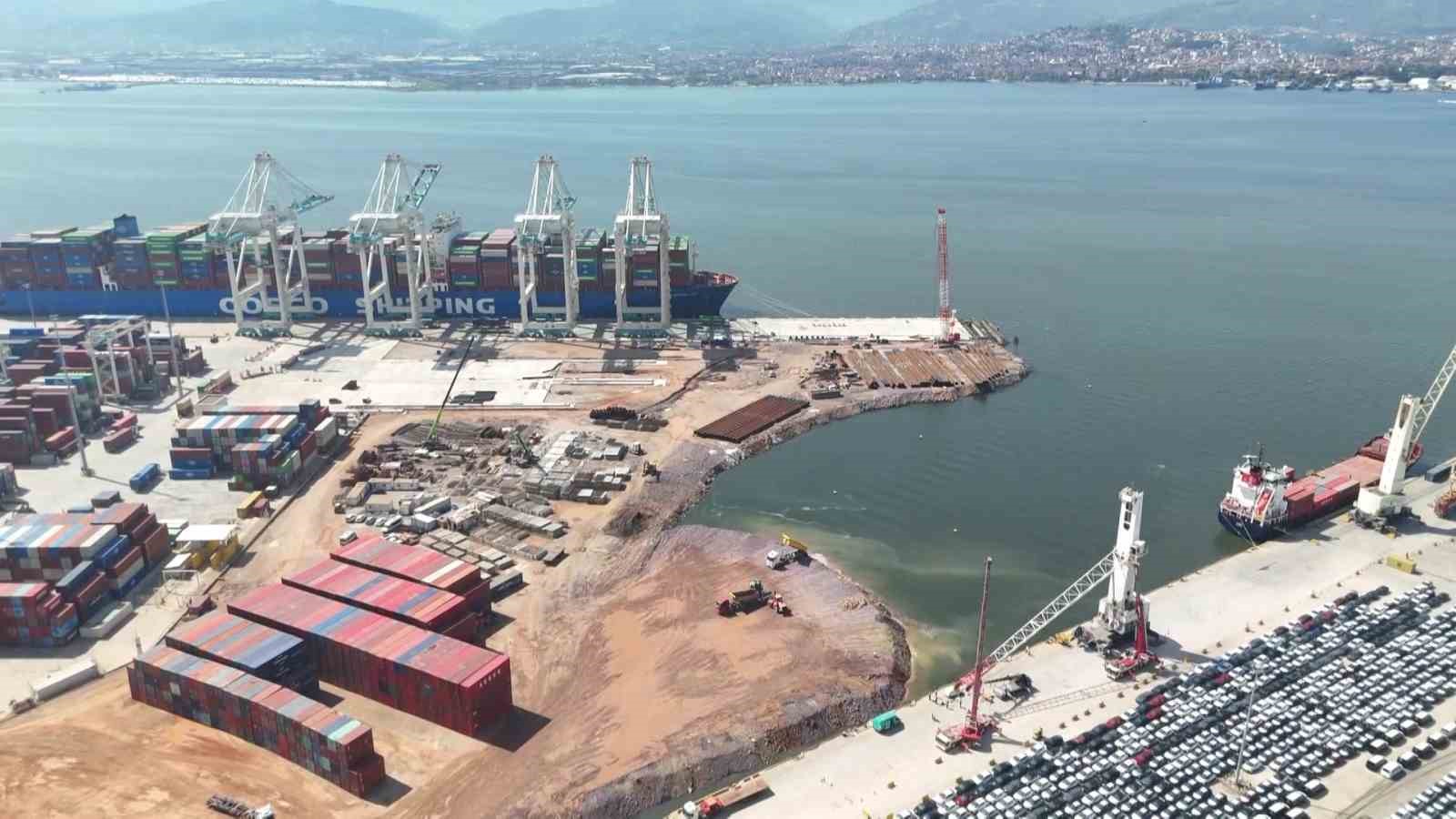 Safiport, deniz dolgusuyla 450 bin metrekareden 1,2 milyon metrekareye ulaştı