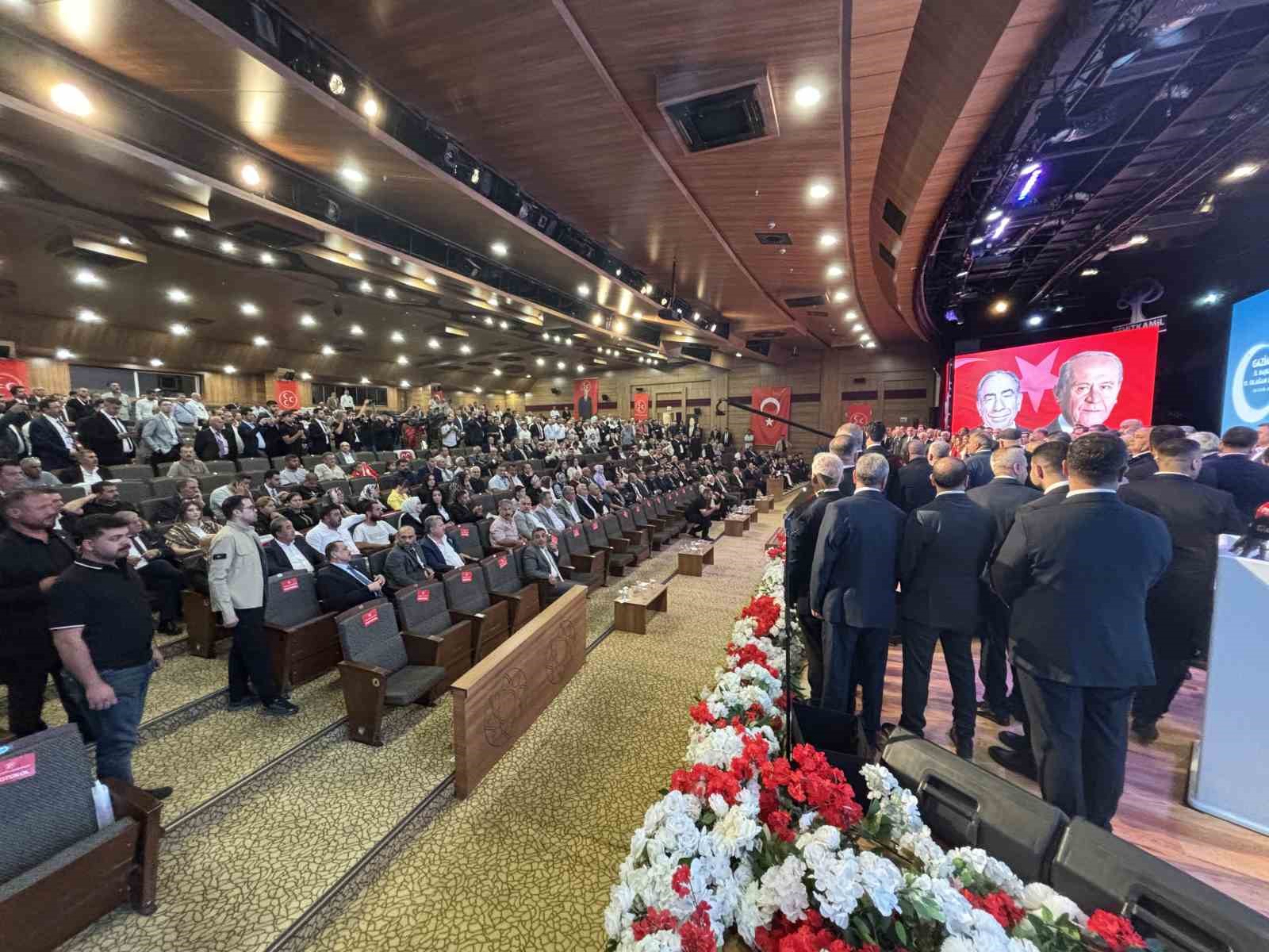 MHP Gaziantep İl Kongresi yapıldı: Mehmet Sait Kılıç başkan seçildi
