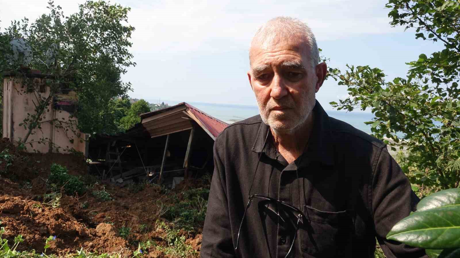 Heyelan sonrası yaşadıkları korku dolu anları anlattı