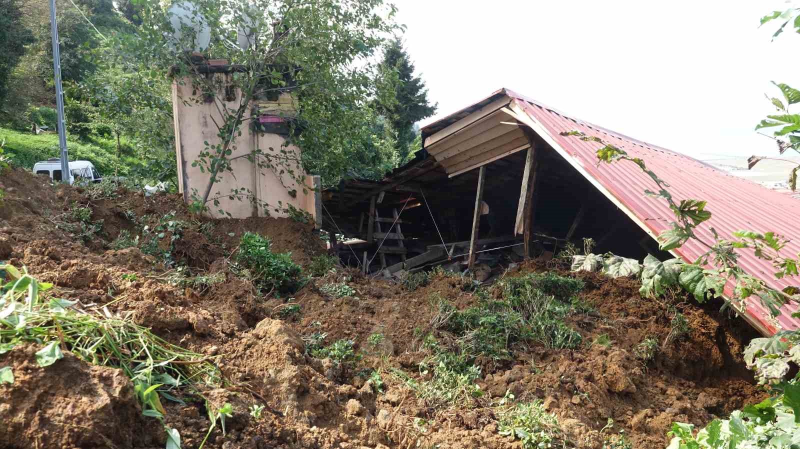 Heyelan sonrası yaşadıkları korku dolu anları anlattı