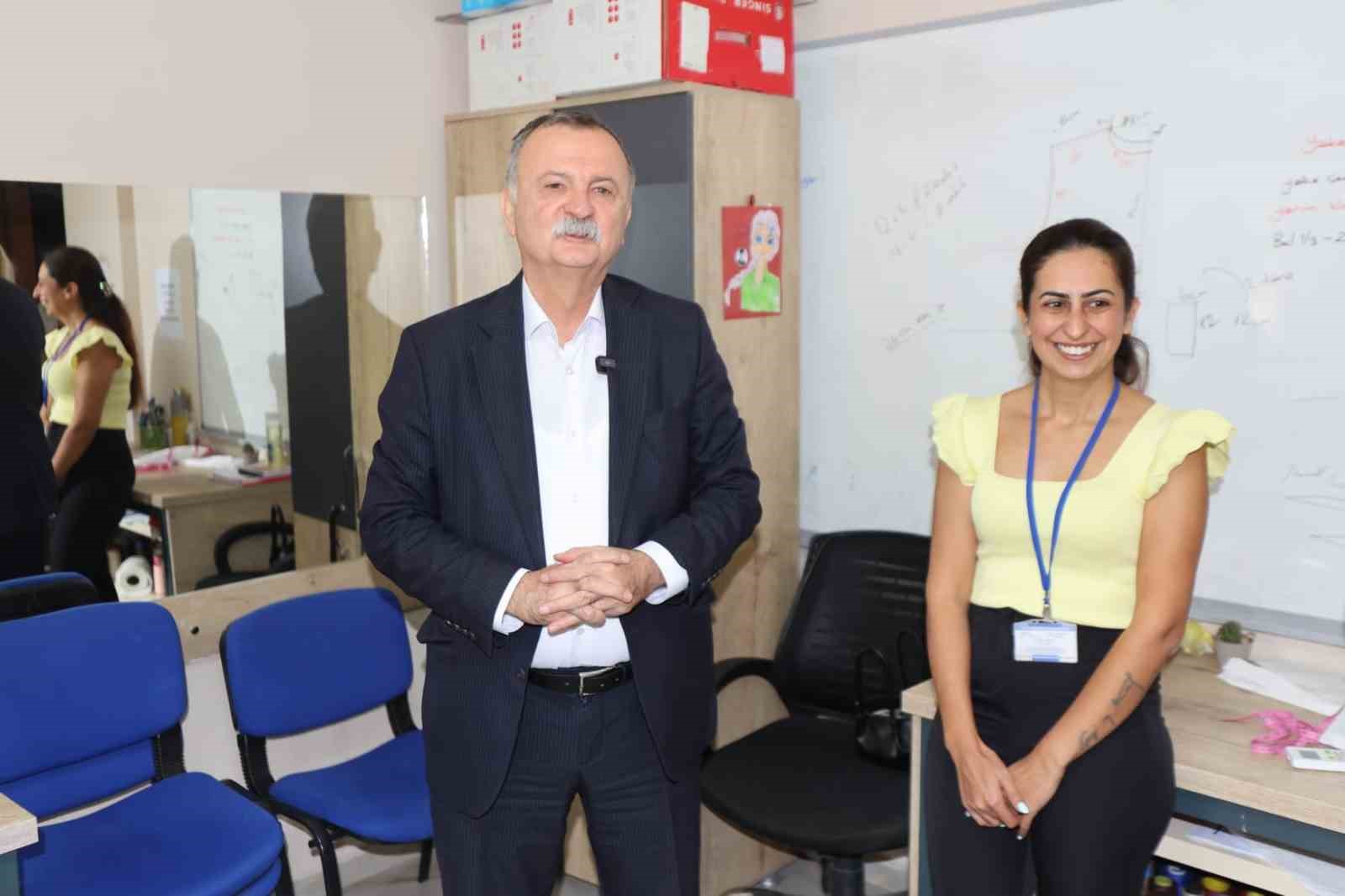 Başkan Balaban’dan kadın dayanışma ve eğitim merkezlerine ziyaret