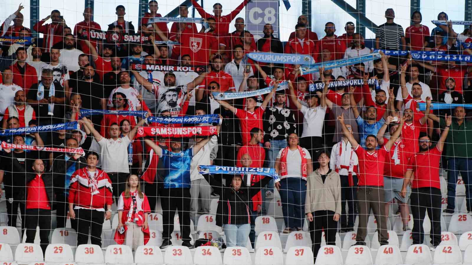 Trendyol Süper Lig: Erzurumspor FK: 1 - Samsunspor: 0 (İlk yarı)