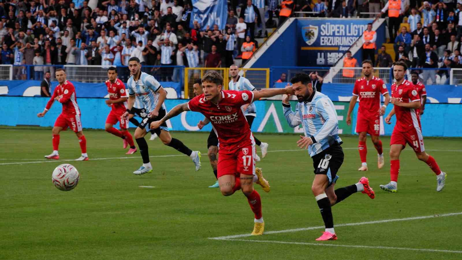 Trendyol Süper Lig: Erzurumspor FK: 1 - Samsunspor: 0 (İlk yarı)