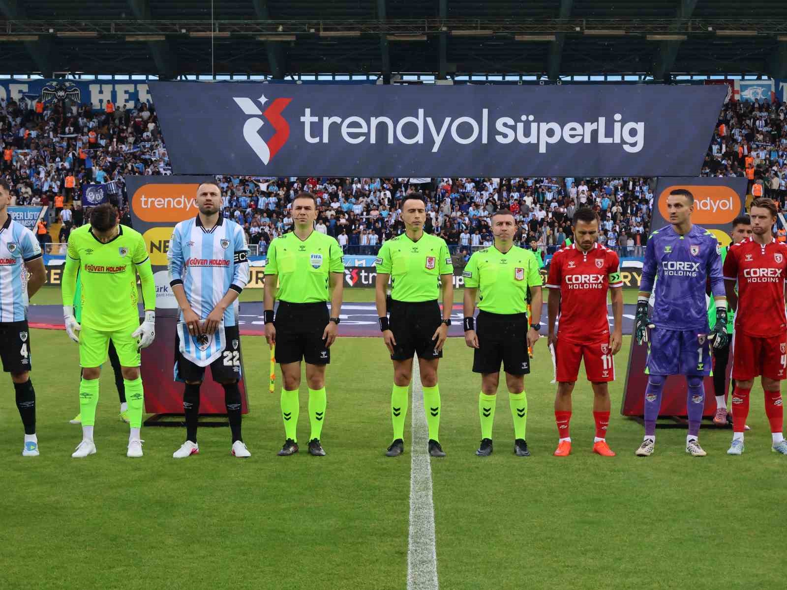 Trendyol Süper Lig: Erzurumspor FK: 1 - Samsunspor: 0 (İlk yarı)