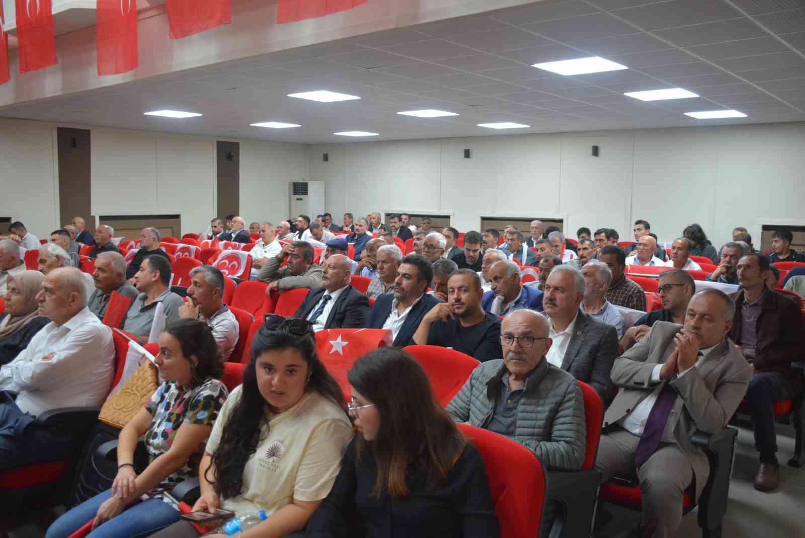 Hikmet Çınar yeniden MHP Sinop İl Başkanı seçildi
