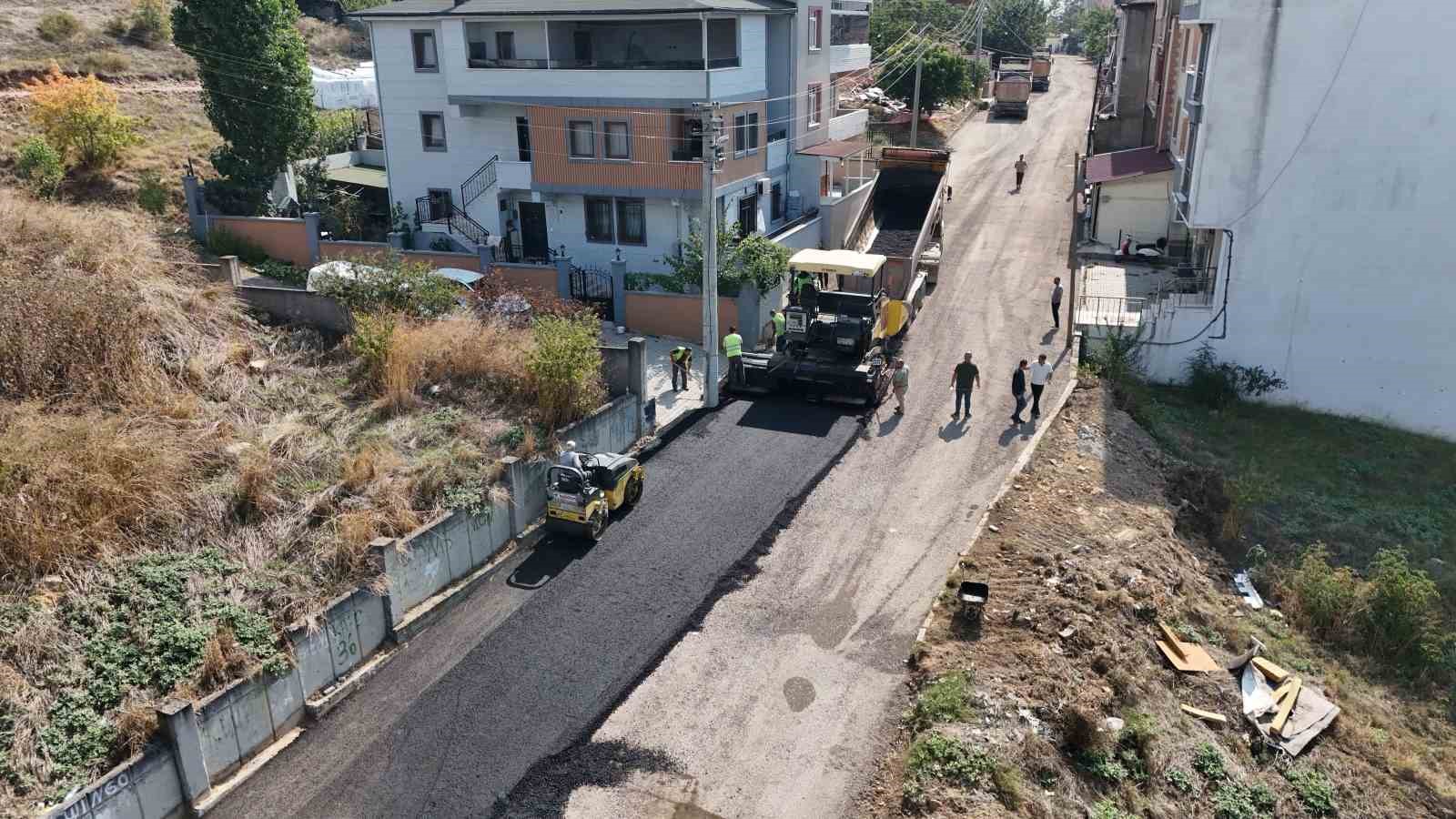 Darıca’da kış öncesi asfalt çalışmaları hızlandı