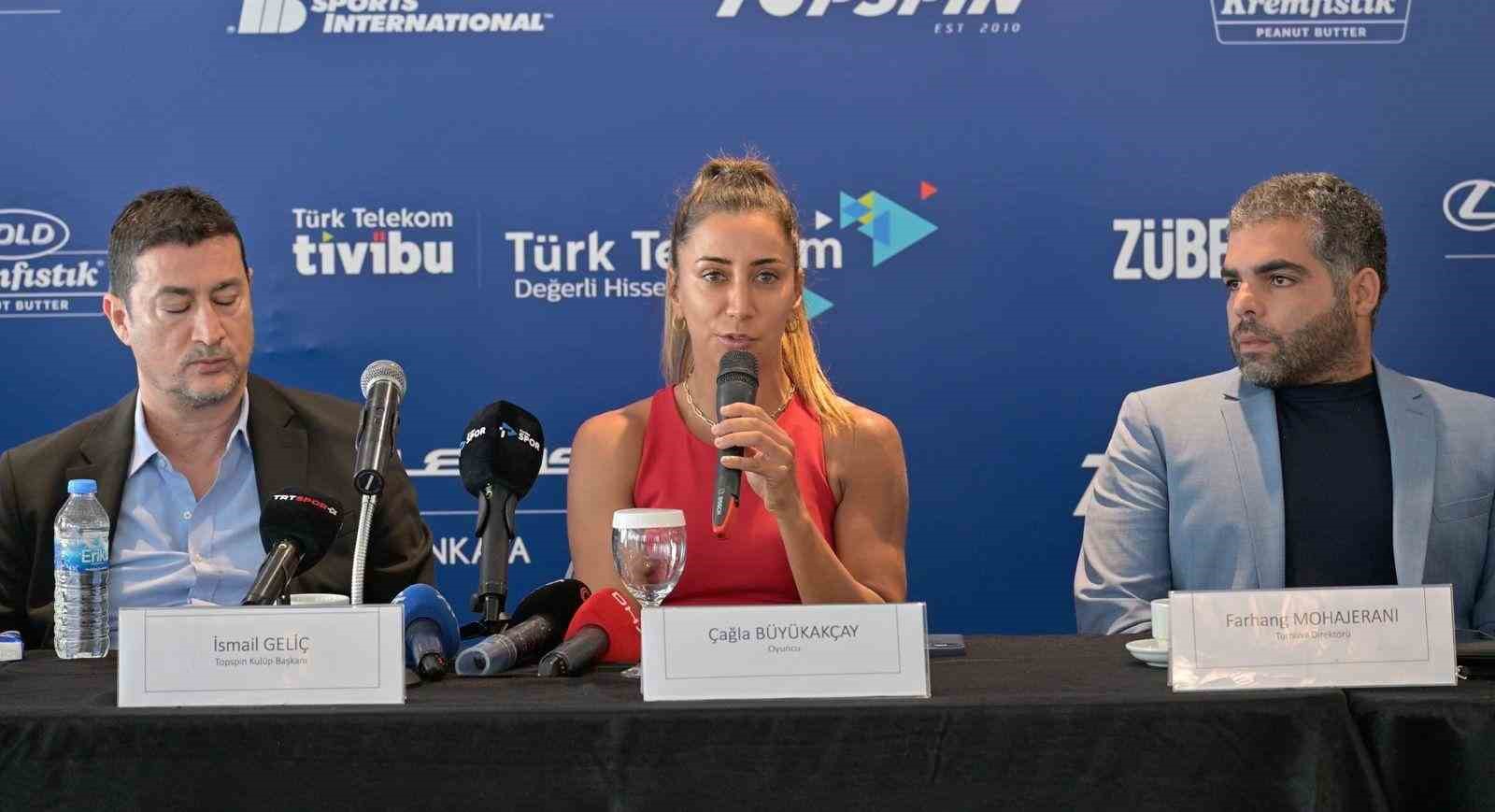 WTA 125 Türk Telekom Ankara Open açılış toplantısında basın mensuplarıyla buluştu