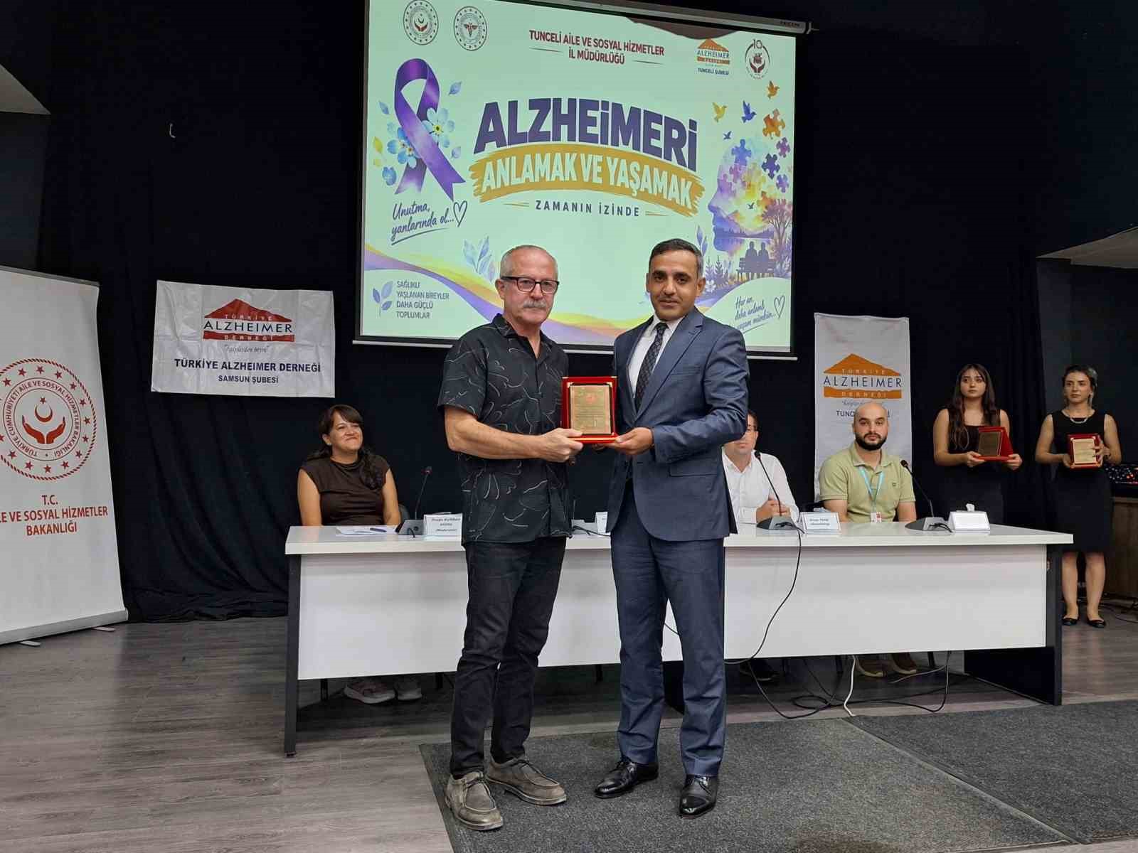 Tunceli’de, Alzheimer hastalığı ele alındı