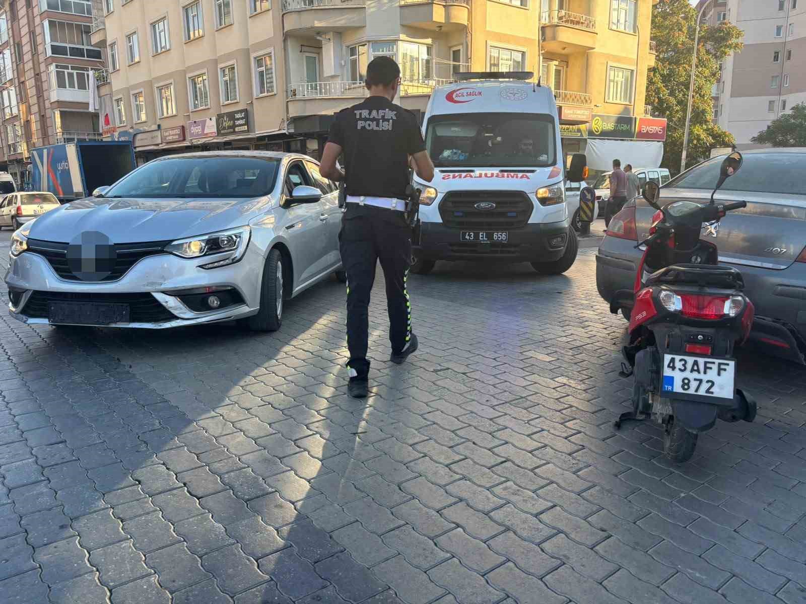 Tavşanlı’da trafik kazası: 1 yaralı
