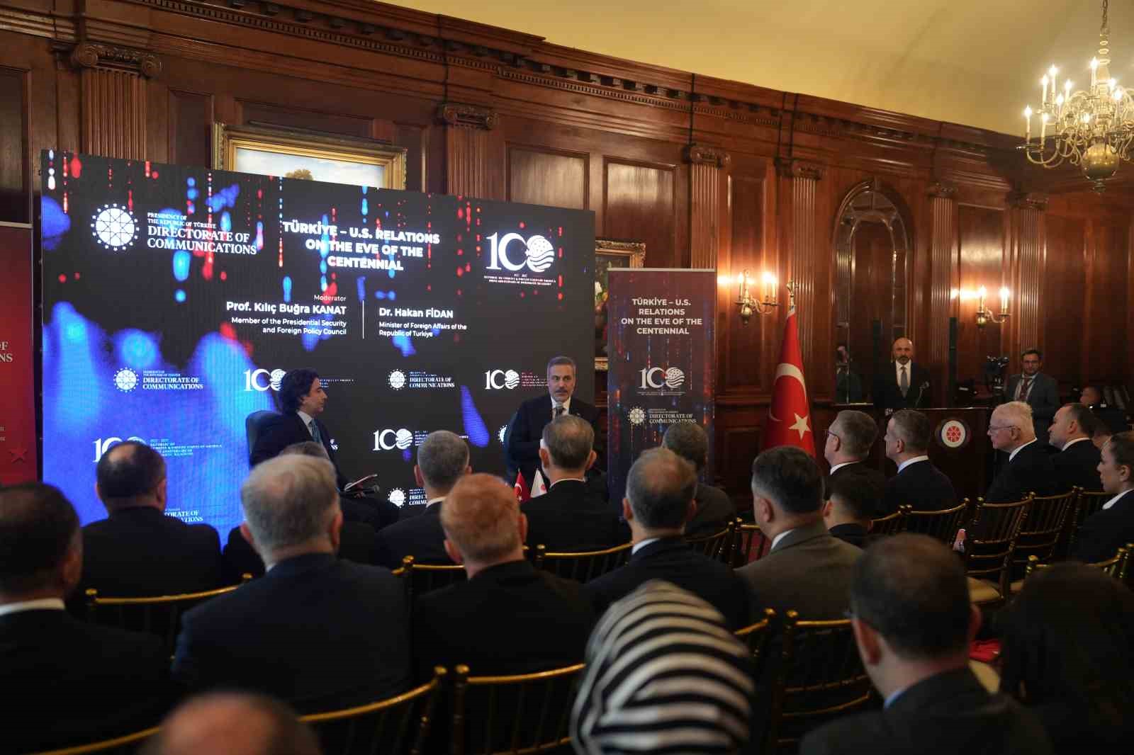 Dışişleri Bakanı Fidan: "Türkiye ve ABD, krizlere birlikte yanıt verebilmek için deneyime, kapasiteye, diplomatik erişime ve en önemlisi siyasi iradeye sahip"