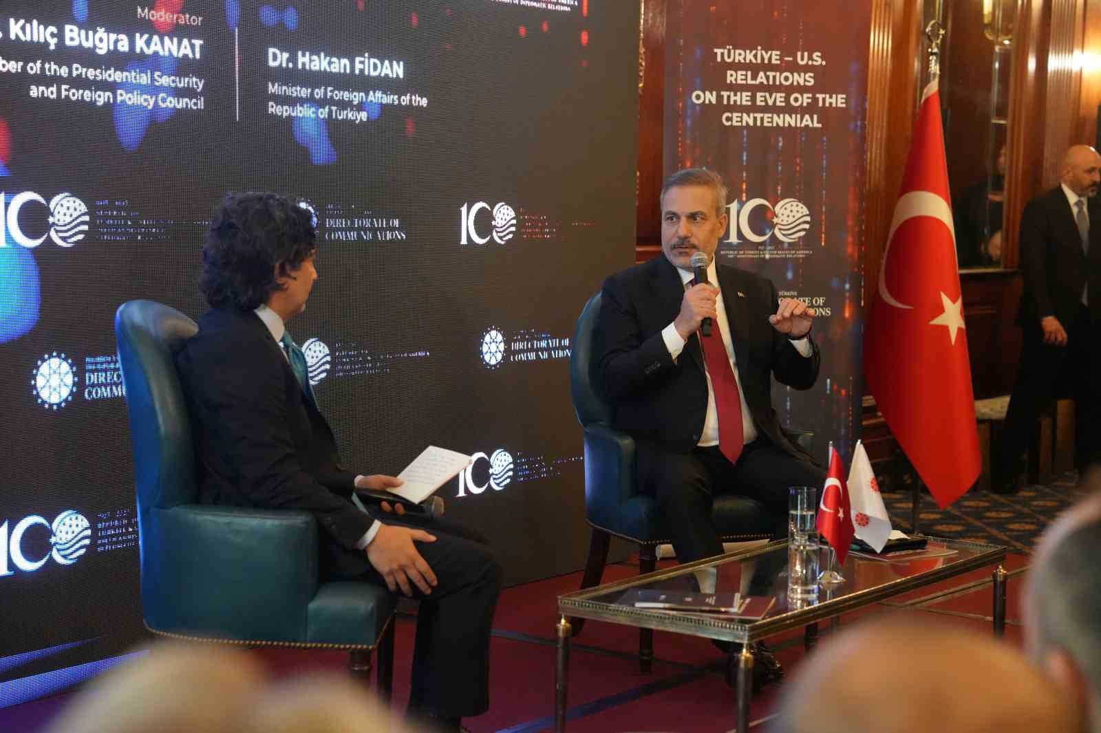 Dışişleri Bakanı Fidan: "Türkiye ve ABD, krizlere birlikte yanıt verebilmek için deneyime, kapasiteye, diplomatik erişime ve en önemlisi siyasi iradeye sahip"