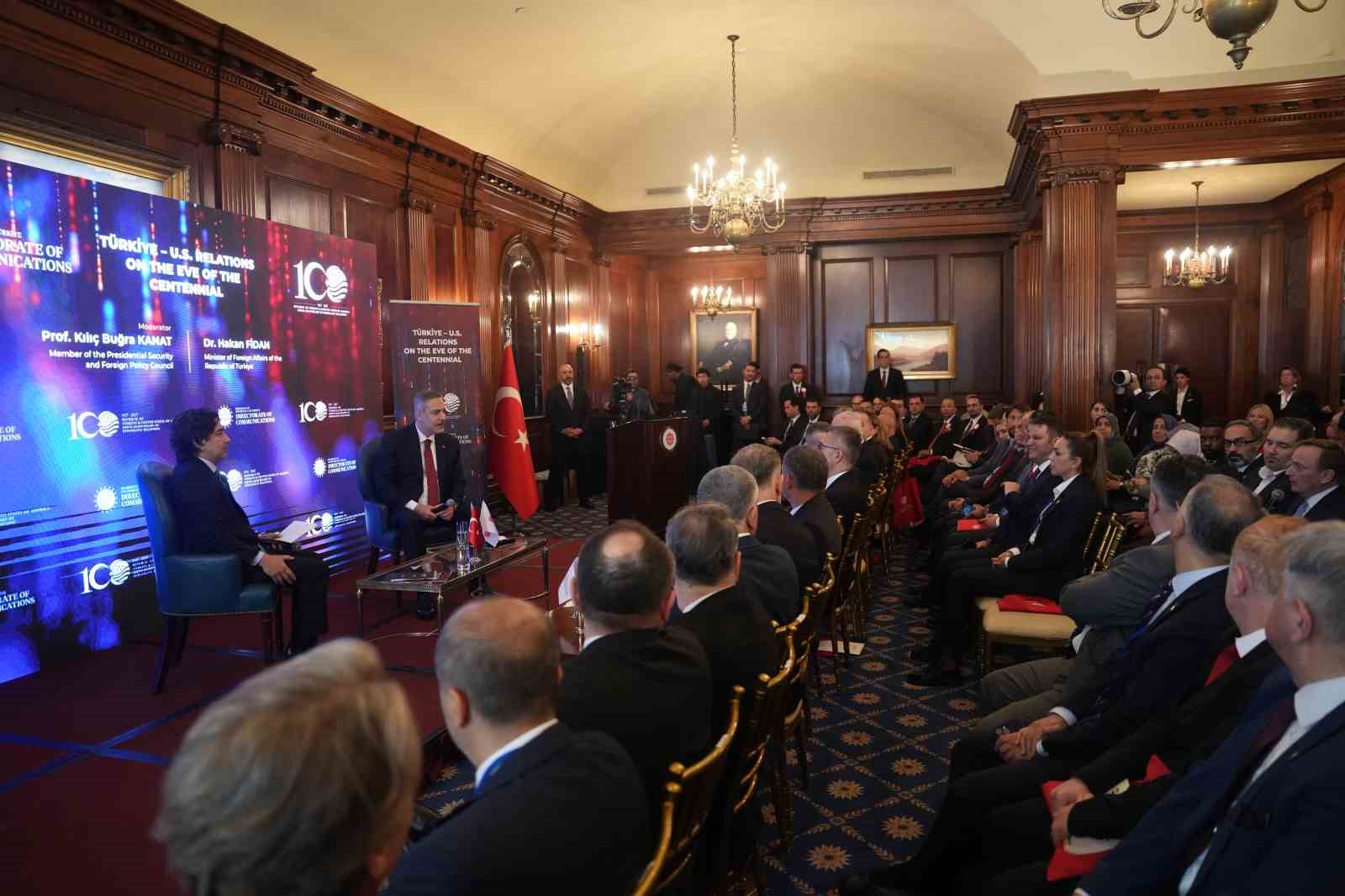 Dışişleri Bakanı Fidan: "Türkiye ve ABD, krizlere birlikte yanıt verebilmek için deneyime, kapasiteye, diplomatik erişime ve en önemlisi siyasi iradeye sahip"